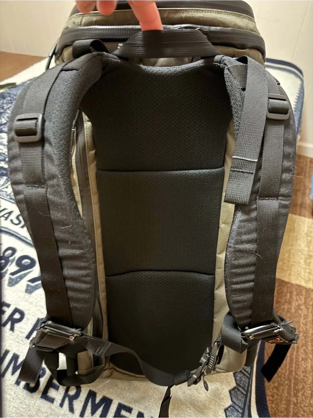 Mystery Ranch Dragon 2.0  Green MOLLE Backpack with waist belt. IYKYK…